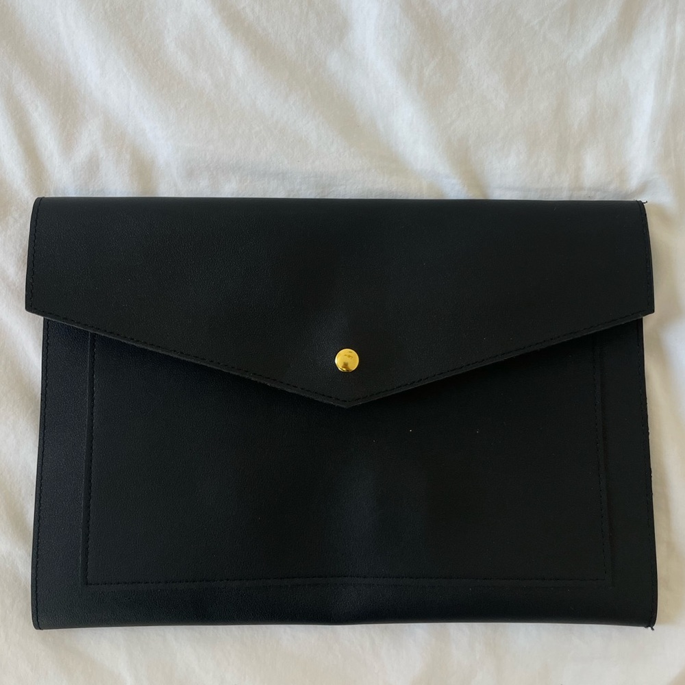 New black leather office bag/general organizer